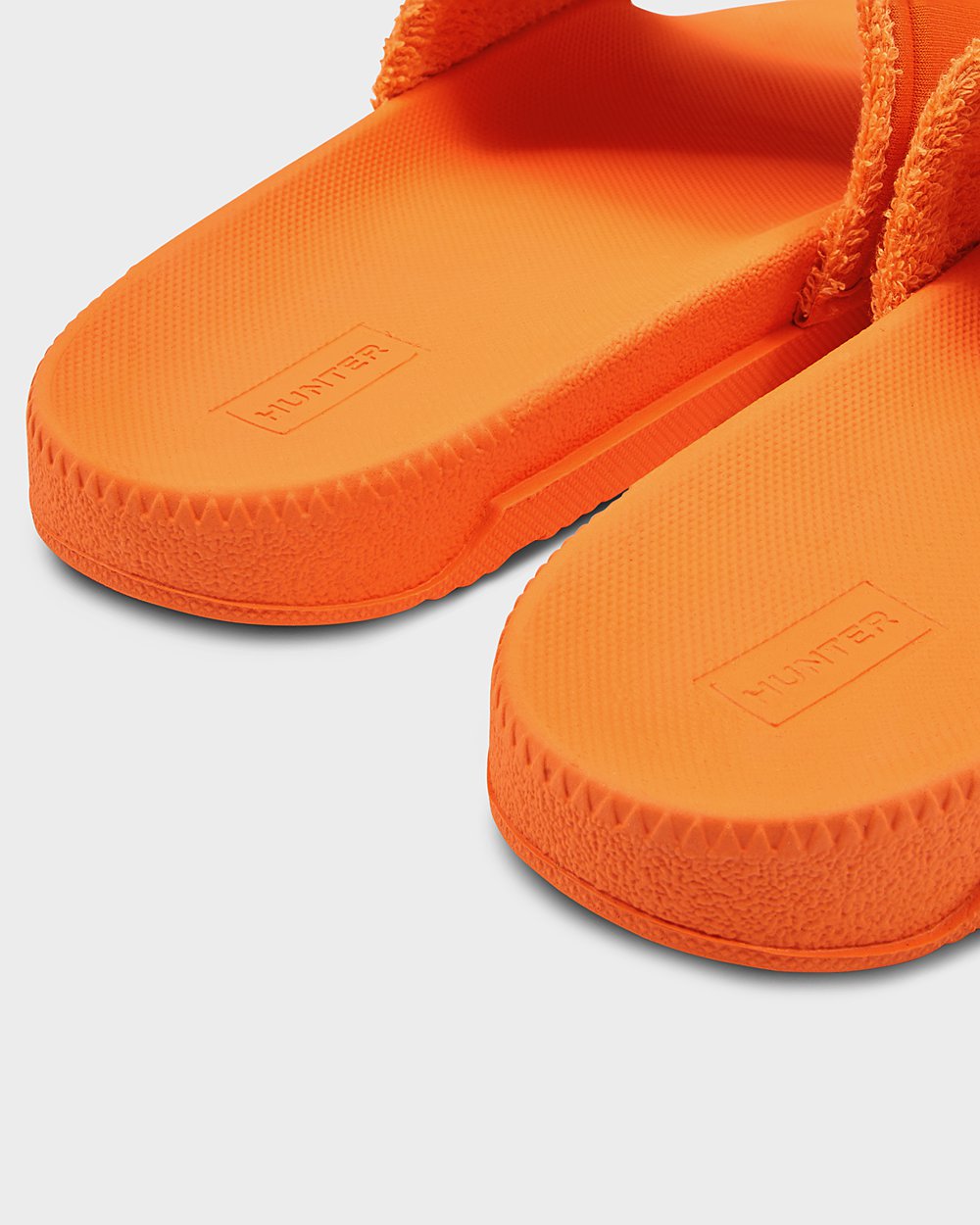 Hunter Original Adjustable Slides - Online Shop Womens Orange - GTIHVA285